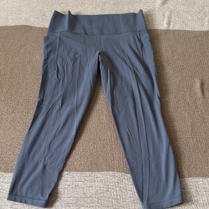 Athleta Blue/Gray 7/8 Tights